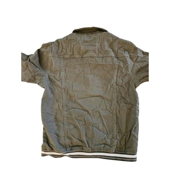 TRESTLES SUPPLY CO Denim Jacket Green All-Star Champions SZ L RARE - Picture 7 of 7